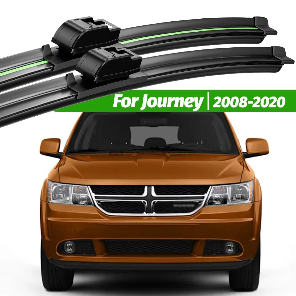 

For Dodge Journey 2008-2020 2pcs Front Windshield Wiper Blades 2009 2010 2011 2013 2016 2018 2019 Windscreen Window Accessories