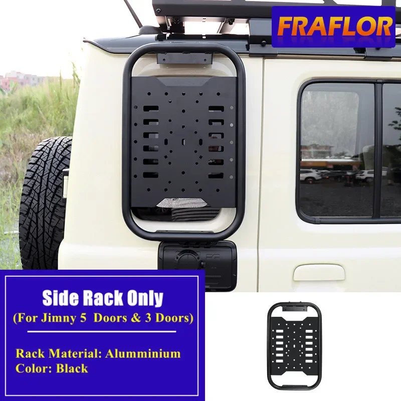 Expansion Rack Rear Side Rack For 5 Door JIMNY Window Expansion Bracket Aluminium Frame (Used for Installing Water/Oil Can)