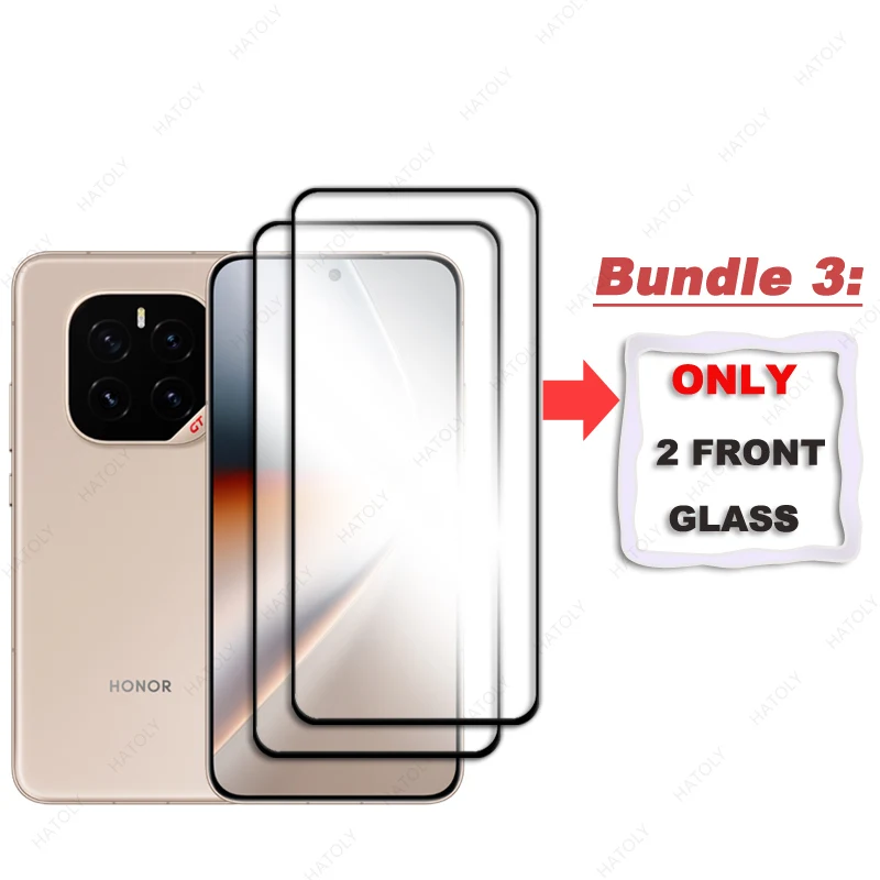 Tempered Glass For Honor GT Pro Glass Black Edge Protective Film For Honor GT Pro Glass Screen Protector Camera Lens Protector