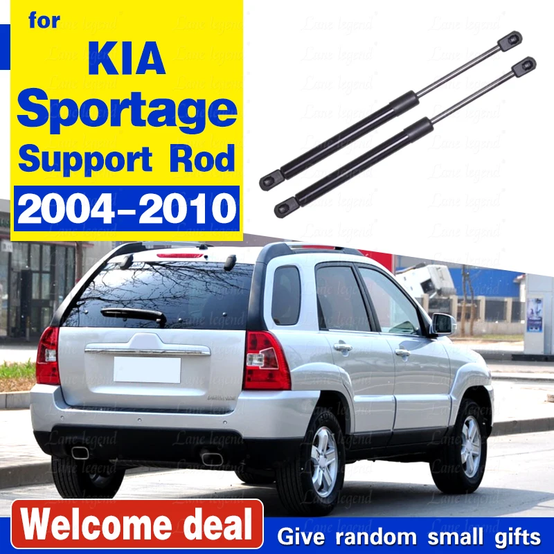 2pcs Car Rear Window Gas Struts Shock Struts Spring Auto Lift Support Rod For Kia Sportage 2004-2010 JE KM 2TH Car Accessories