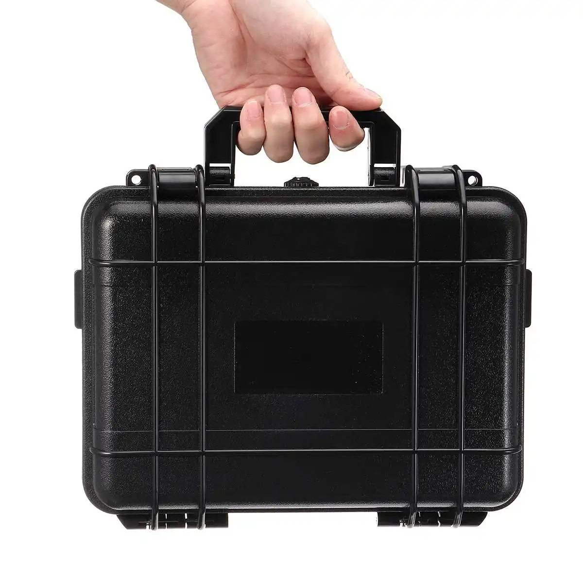 Waterproof Safety Case ABS Plastic Tool Box Outdoor Tactical Dry Box Sealed Safety Equipment Storage Outdoor Tool Container