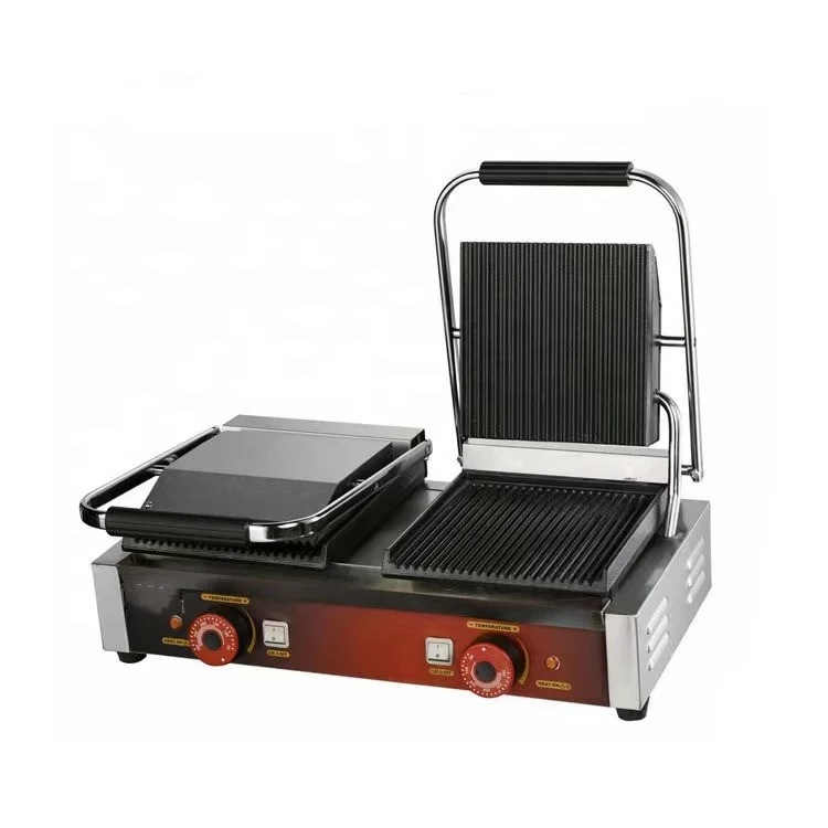 Commercial Sandwich Waffle Maker, French Muffin Corn Dog Machine, SANYING EG-601N, Non-Stick Plates, Electric Grill