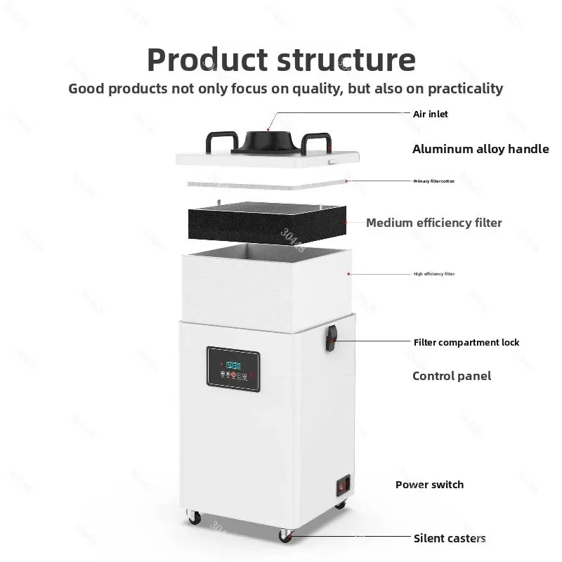 Laser Marking Smoke Soldering Smoke Purifier Soldering Iron Smoke Extraction Machine Equipment 3d Printing Engraving