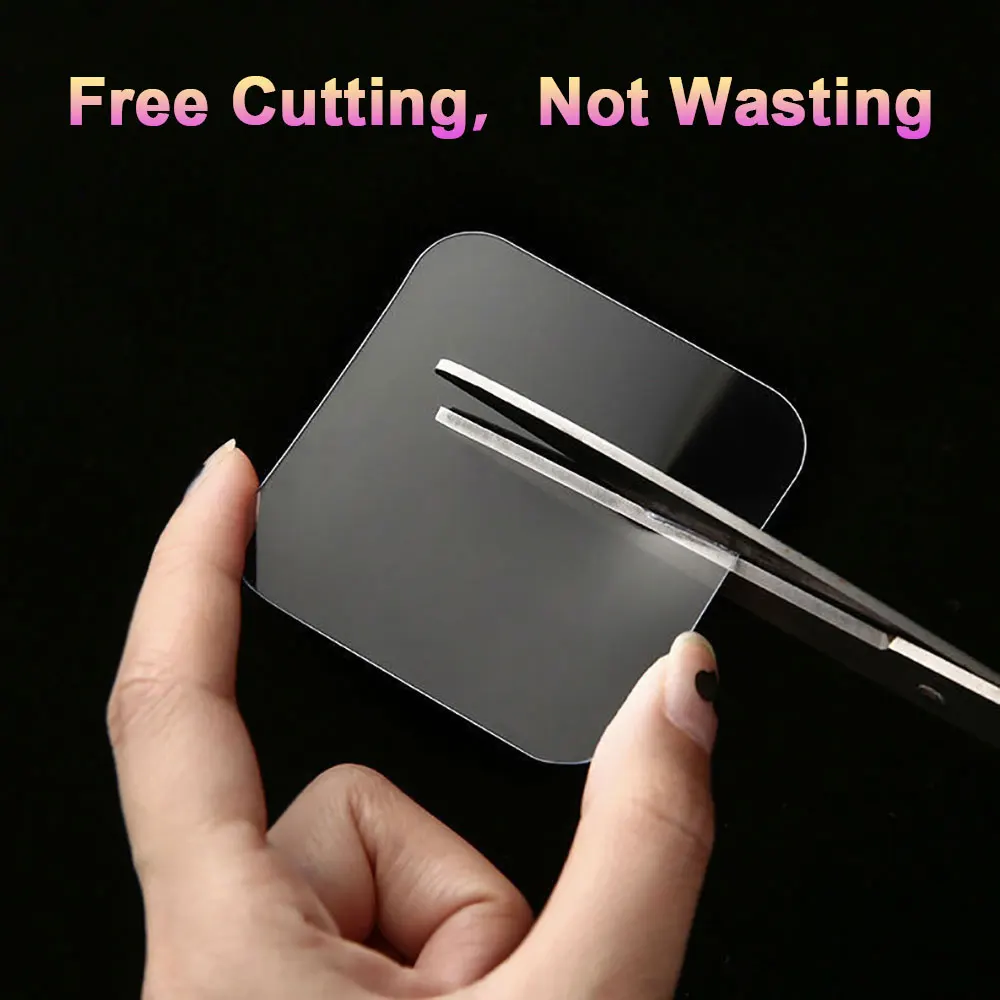 Silicone World 10PCS Strong Double-sided Adhesive Tape Acrylic Transparent Square Nano Wall Stickers Household Waterproof Tapes - Image 3