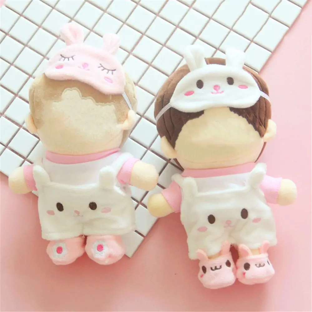 20CM Dolls Accessories Korea Idol Plush Handmade Doll Clothes Suit Baby Doll Clothes Toy Clothing Rabbit Shoes