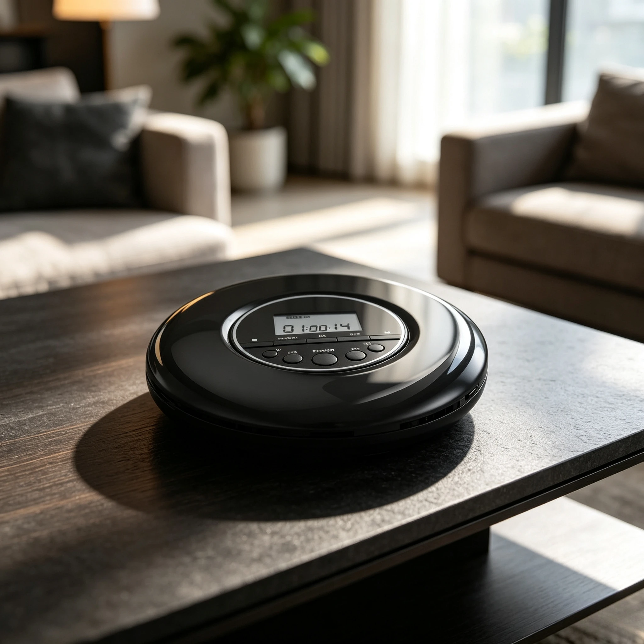Retro Portable CD Player, MP3‑Compatible Anti‑Skip Personal Stereo, Supports USB &SD Card,Music Player for Home Travel&Headphone