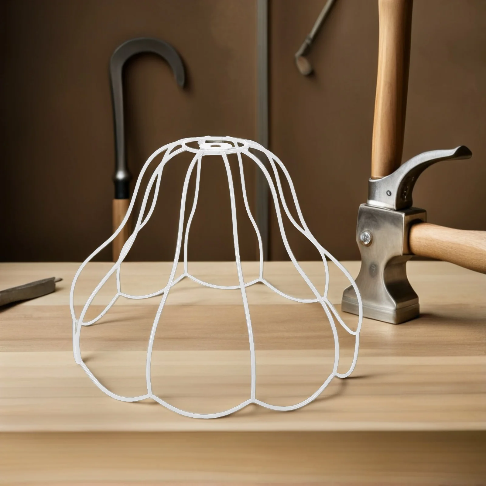 

Lamp Shade Frame: Diy Iron Wire Metal Light Cage Frame Classic Pendant Light Fixture For Home Bedroom Easy Assembly Iron