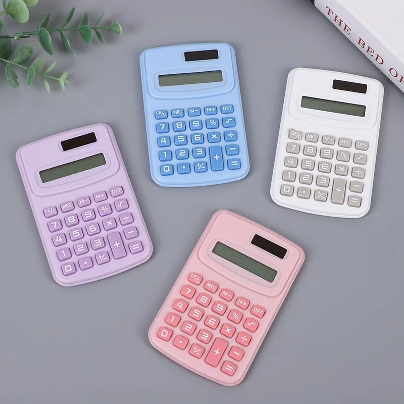 

New Small Calculator Silent Calculator Mini Version Learning Auxiliary Portable Calculator 2025