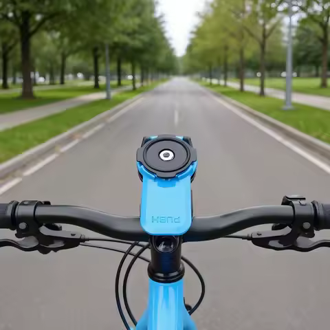 Motorcycle Bracket Handlebar Phone Holder 360&deg; Bicycle For 쿼드락 Stand case Security Navigation Mount Moto 4Lock Anti-Shock Brac