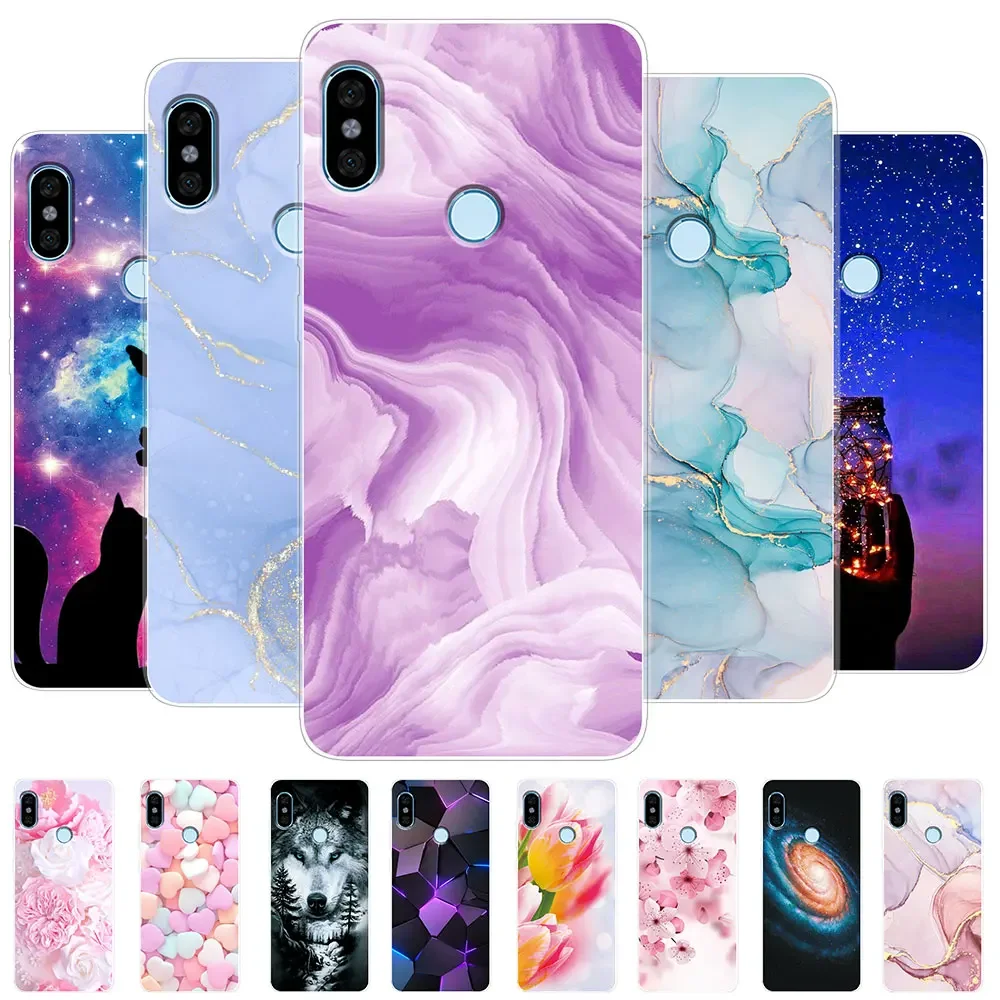 For Xiaomi Redmi Note 5 Case Redmi Note 5 Pro Marble Transparent Cases For Redmi Note5 5 Pro Silicone Clear Phone Bumper Bags