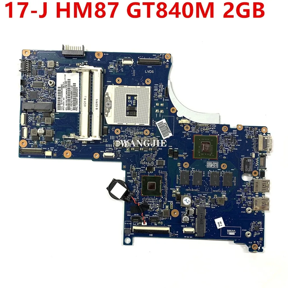 

773370-501 For HP Envy 17-J 17-J035ea 17-j01 Laptop Motherboard 773370-001 773370-601 HM87 GT840M 2GB GPU DDR3