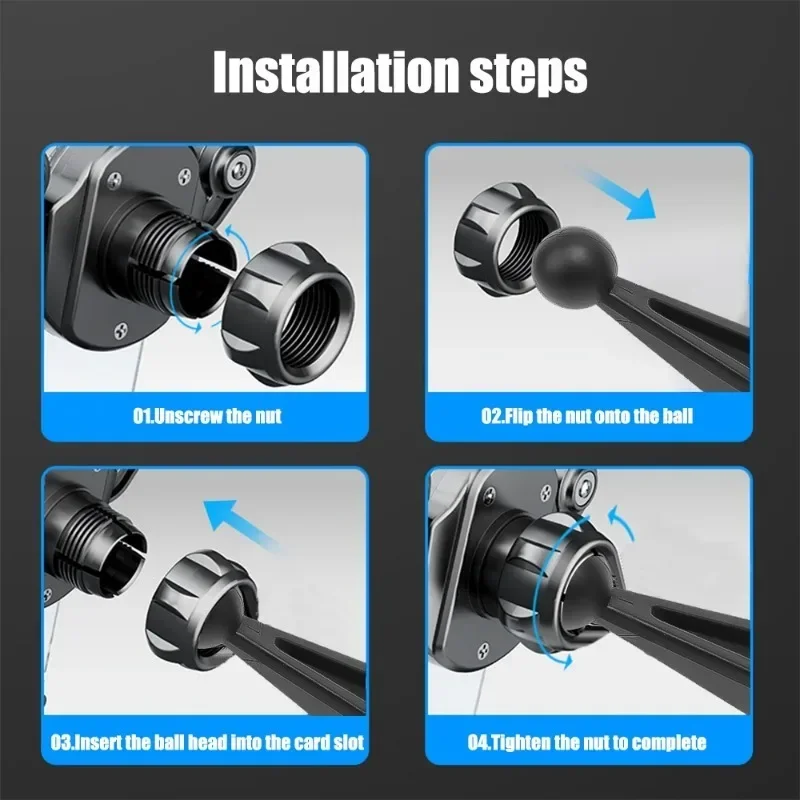 360 Rotating Self Adhesive Base for Car Dashboard Mount Phone Holder Bracket Parts  Wireless Charging Stand for Auto Windshield