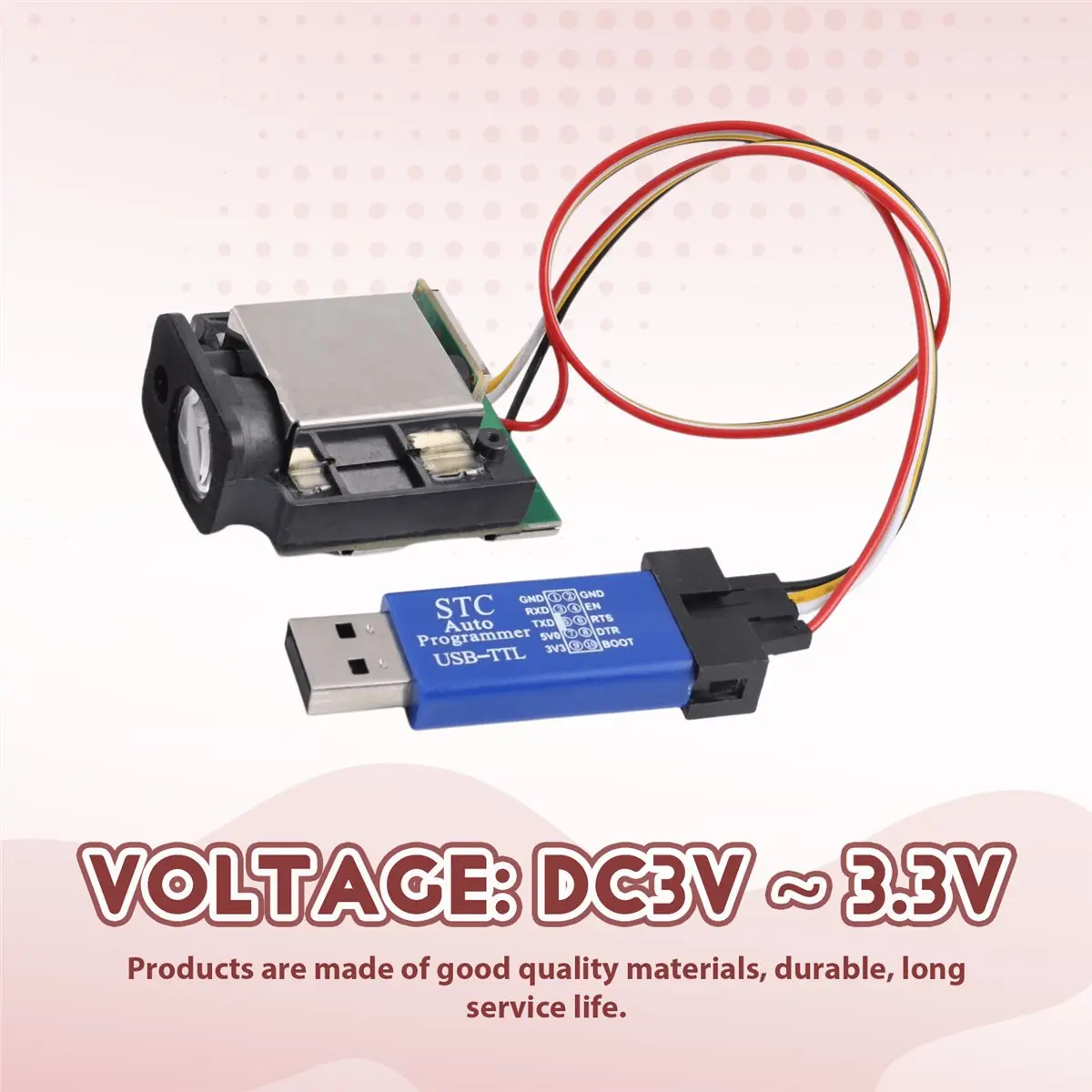 DTC5 Laser Distance Sensor Infrared Lidar Displacement Module Distance Sensor Module Electronic Competition Laser Sensor