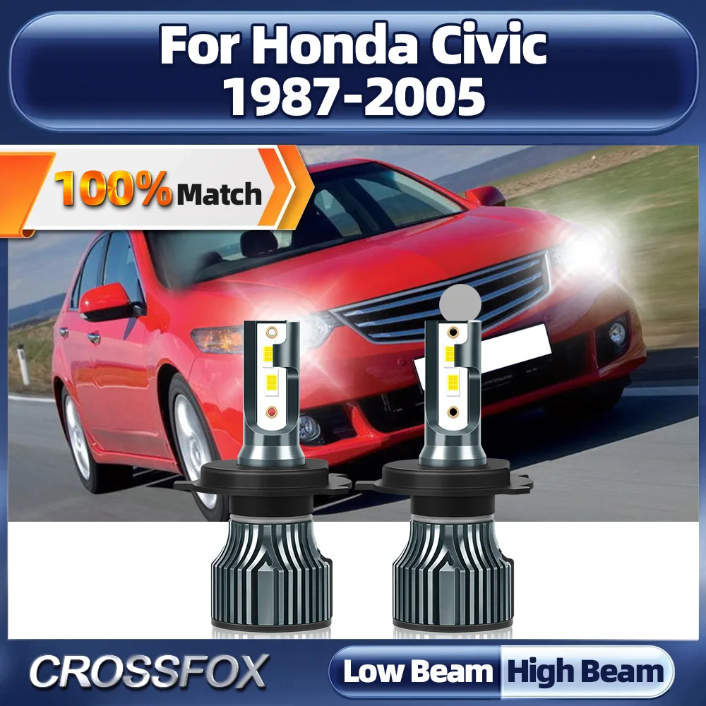 

Лампы головного света с вентилятором, 120 Вт, 1987 лм, Canbus, безошибочные автомобильные лампы 12 В для Honda Civic 1999-2000, 2001, 2002, 2003, 2004, 2005