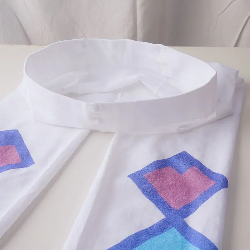 لعبة Genshin Impact Sigewinne جوارب طويلة كوسبلاي أنيمي مطابقة الوردي الأزرق الديكور جوارب لعب الأدوار الجوارب أزياء الهالوين