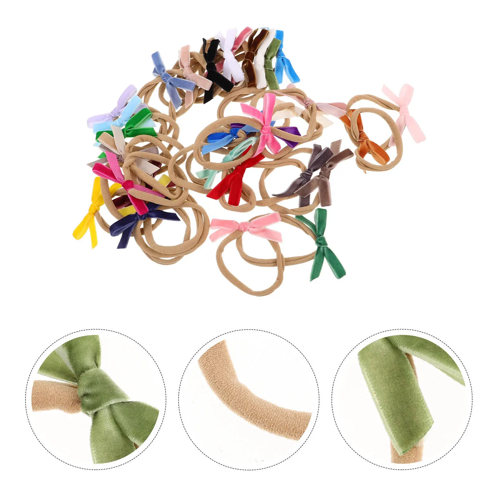 

32Pcs Baby Headbands Soft Stretchy Elastic Hairbands for Newborn Infant Toddler Bow Hairbands Kids Hair Accessories