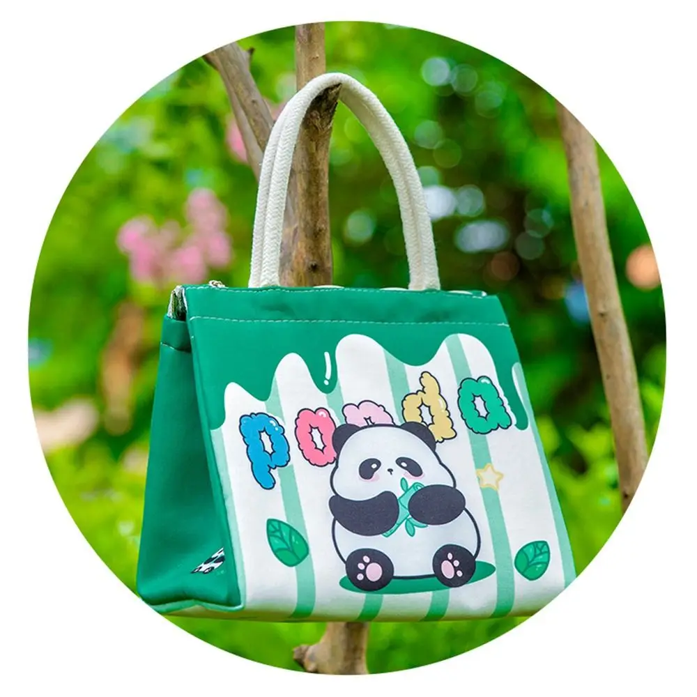 Borsa da pranzo impermeabile per cartoni animati Borsa termica per alimenti carina di grande capacità addensata con manico Borse da viaggio per picnic Bambini