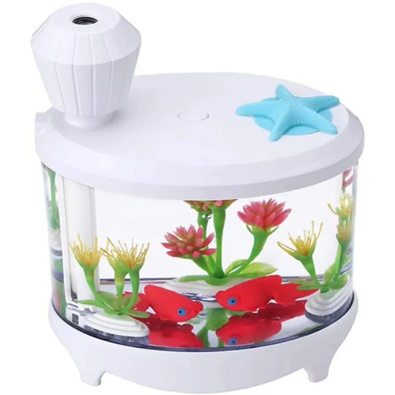 

Мини-увлажнитель воздуха для аквариума, USB портативный настольный счетчик воды, распылитель, большой емкости, ночник, увлажнитель