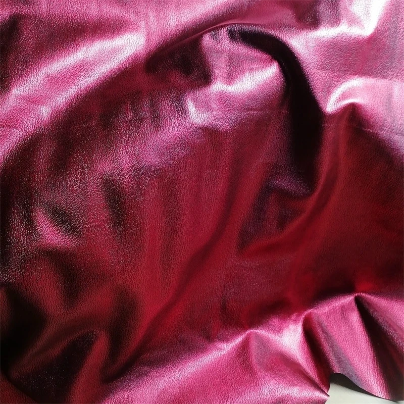 0.8mm Red Calfskin. Top-Grain Leather. Genuine Leather Fabric. DIY Shoes And Bags By  Hand. A Whole Piece Of Cowhide