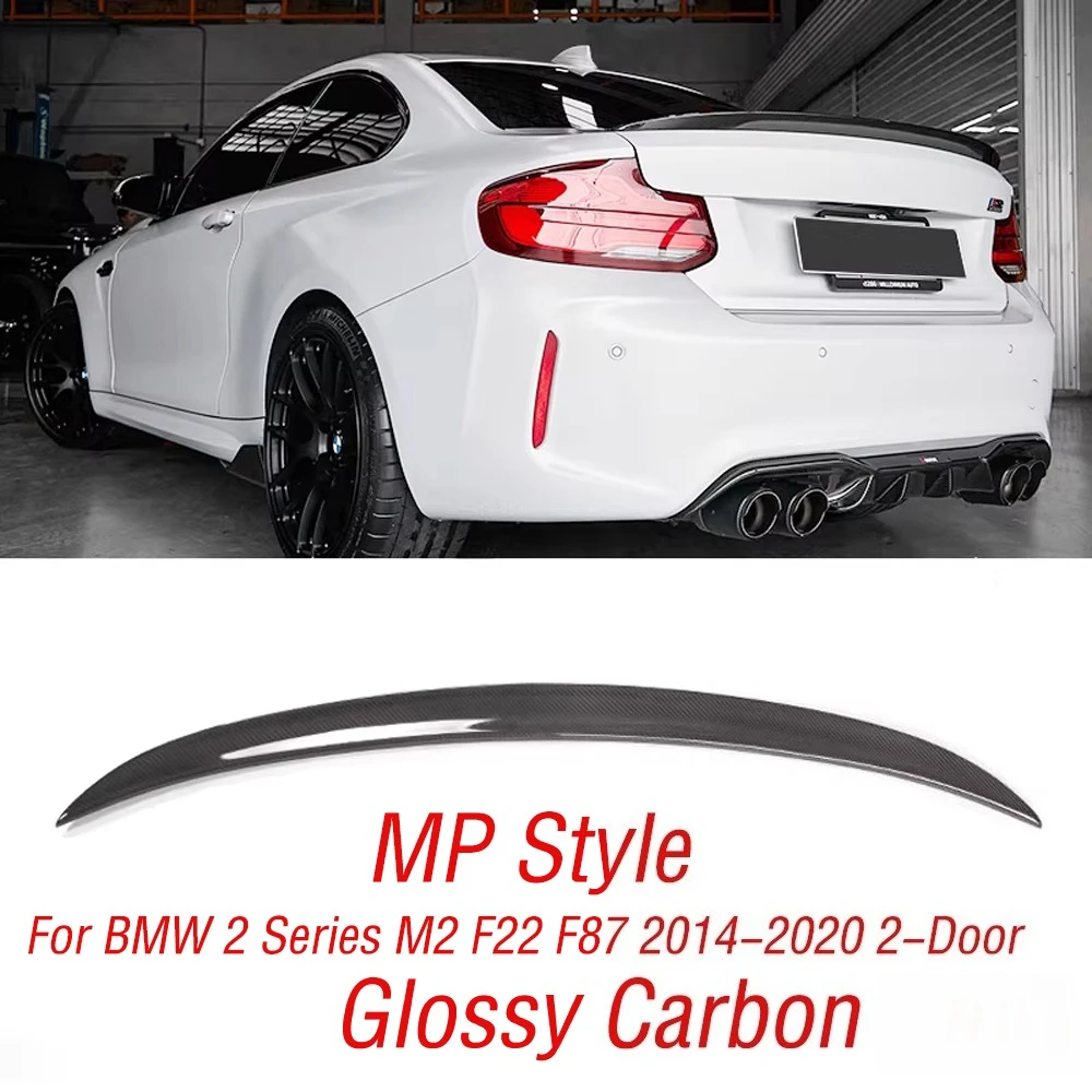 For BMW 2 Series M2 F22 F87 2014-2020 2-Door Car Spoiler Wing Rear Trunk Lip Tail Fin Bodykit Tuning Guard Board Lid Accessories view 2