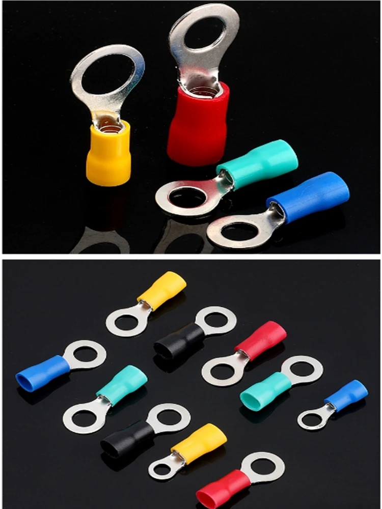 RV1.25-3(3s) 4(s) 5 6 8 10 Circular Pre-insulating Terminals Wire Connector Cable Connector Cold pressed terminals