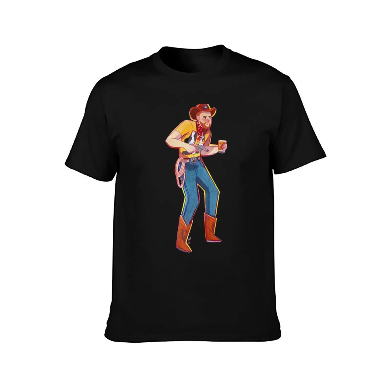 Cowdoy - Aunty Donna T-Shirt Novelty Graphic Tee Shirt