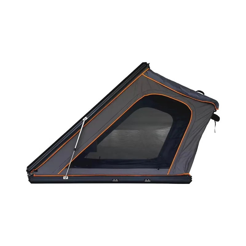 Heavy Duty Aluminum Alloy Hard Shell Rooftop Tent Waterproof 3000mm Trapezoid Design Four-season Automatic Opening Car Roof Tent