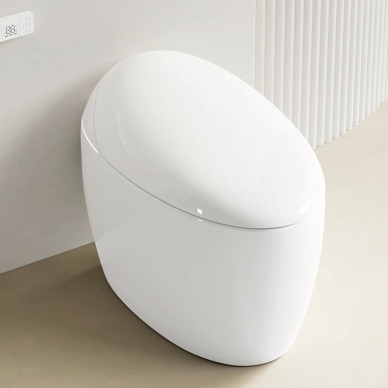 

ZC25-Новое поступление в форме яйца, напольный интеллектуальный шкаф для воды, керамическая автоматическая крышка для ванной комнаты, умный унитаз для дома