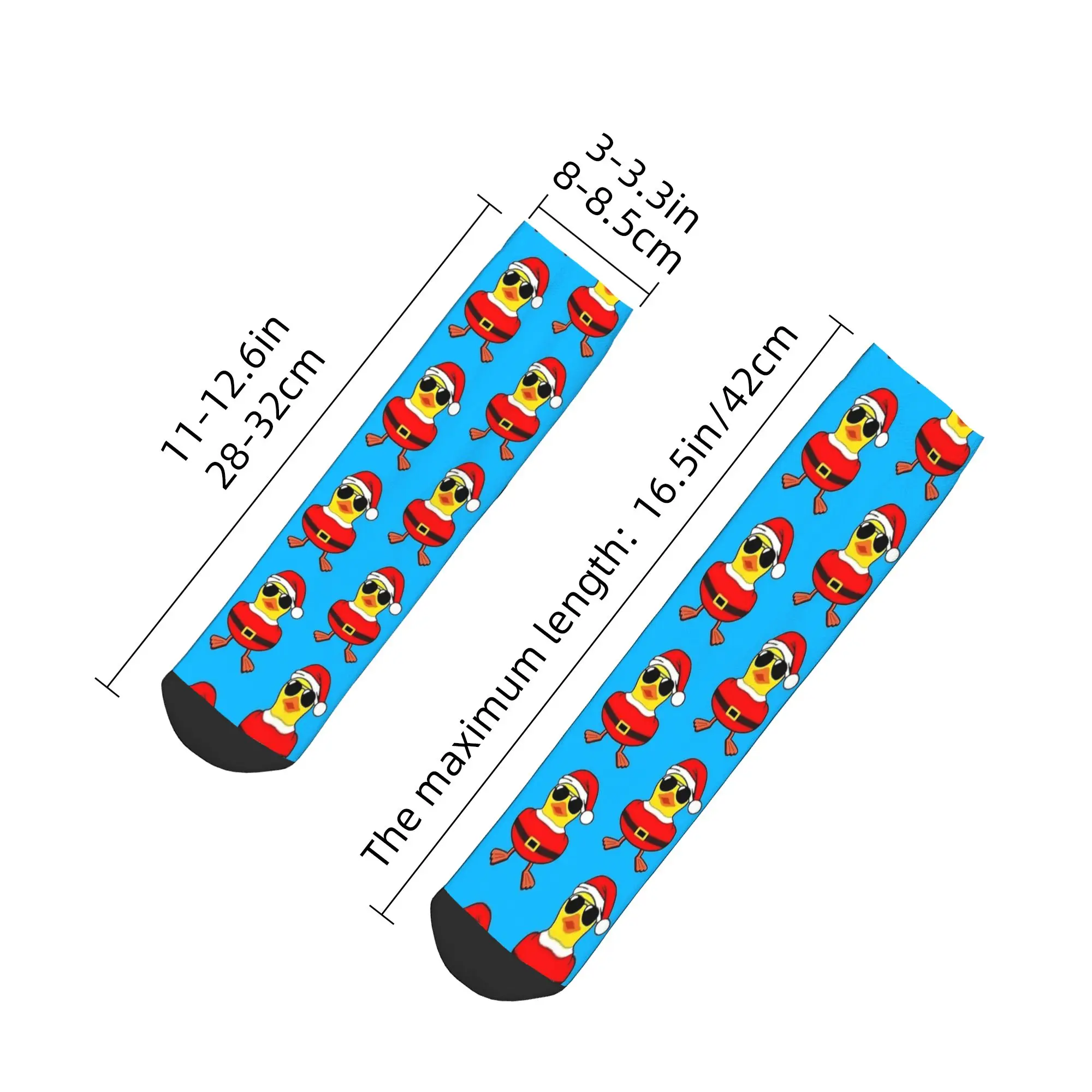 سانتا بطة مطاطية داكي ميري عيد الميلاد الكاحل الجوارب الجوارب غير رسمية الصيف عدم الانزلاق تسلق لينة تنفس جورب للنساء الرجال #5