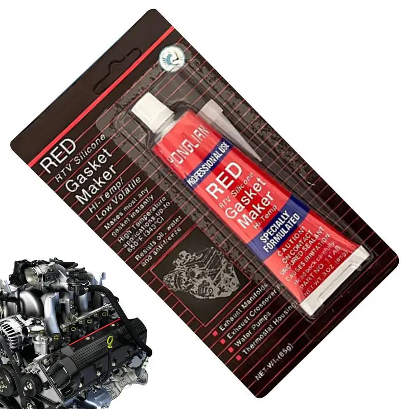 

Car Engine Sealant 85g Waterproof Valve Cover Gasket Sealant For Automotive High Temperature Resistant Engine Sealant For