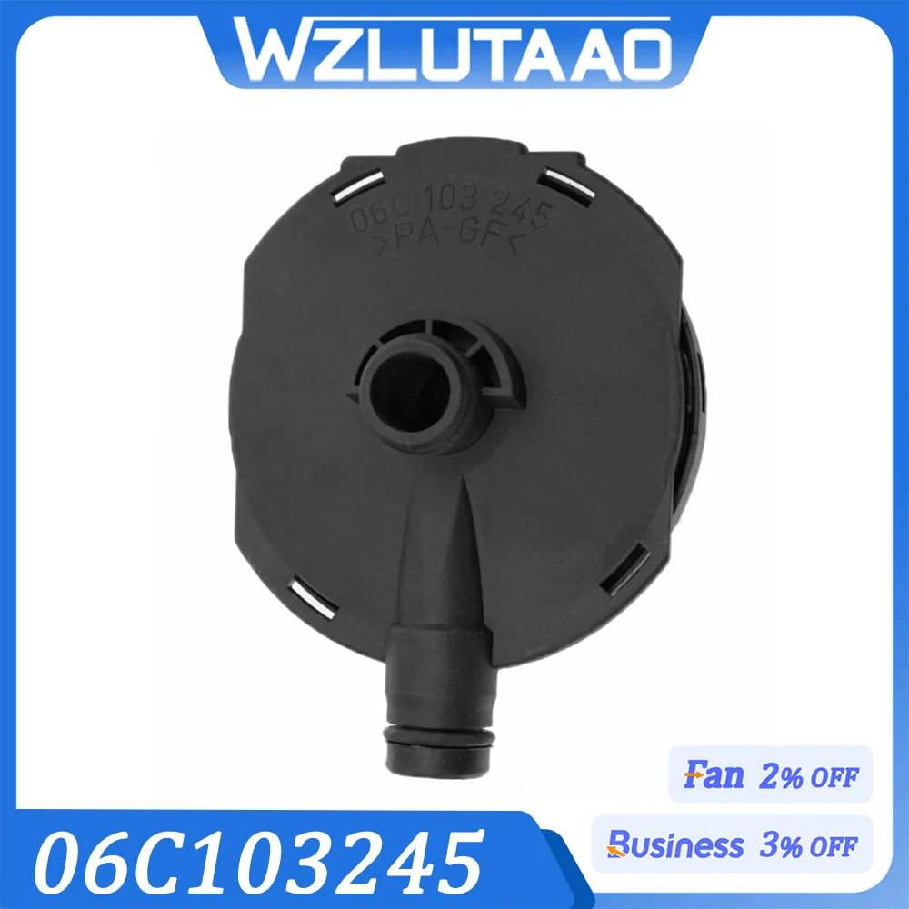 

06C103245 Engine Crankcase Vent Valve PCV Valve For Audi A4 B6 B7 A6 C6 A8 Quattro 3.0 V6 2001-2008 06C 103 245