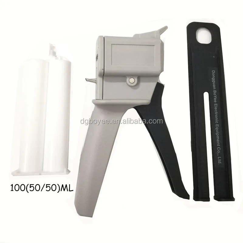 50ml Two-component ab Cartridge Rubber Hose Glue Bottle Dispensing sy rin ge Glue Ratio 1: 1 Manual AB Glue Gun