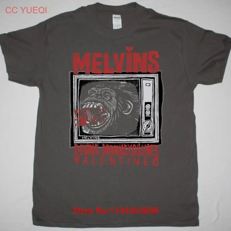 Melvins Divine Monkeyshines Valentines New Grey T-Shirt, Unisex T-Shirt