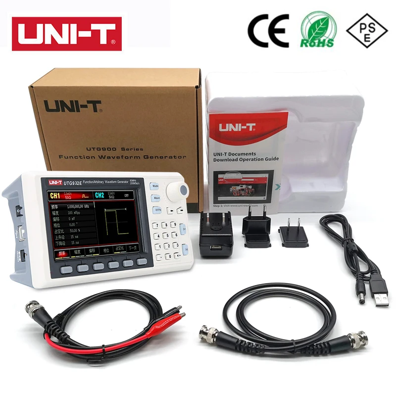 UNI-T UTG932E UTG962E Function/Arbitrary Waveform Signal Generator DDS Support Frequency Sweep Output Gerador De Audio