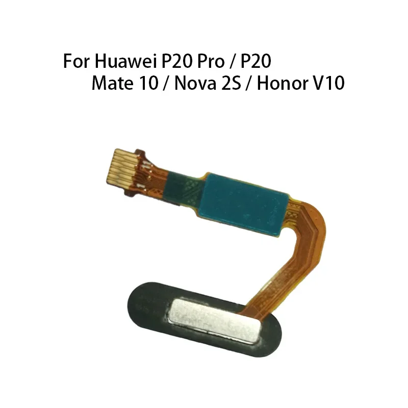 GEFEBSI Home Button Fingerprint Sensor Flex Cable For Huawei P20 Pro / P20 / Mate 10 / Nova 2S / Honor V10