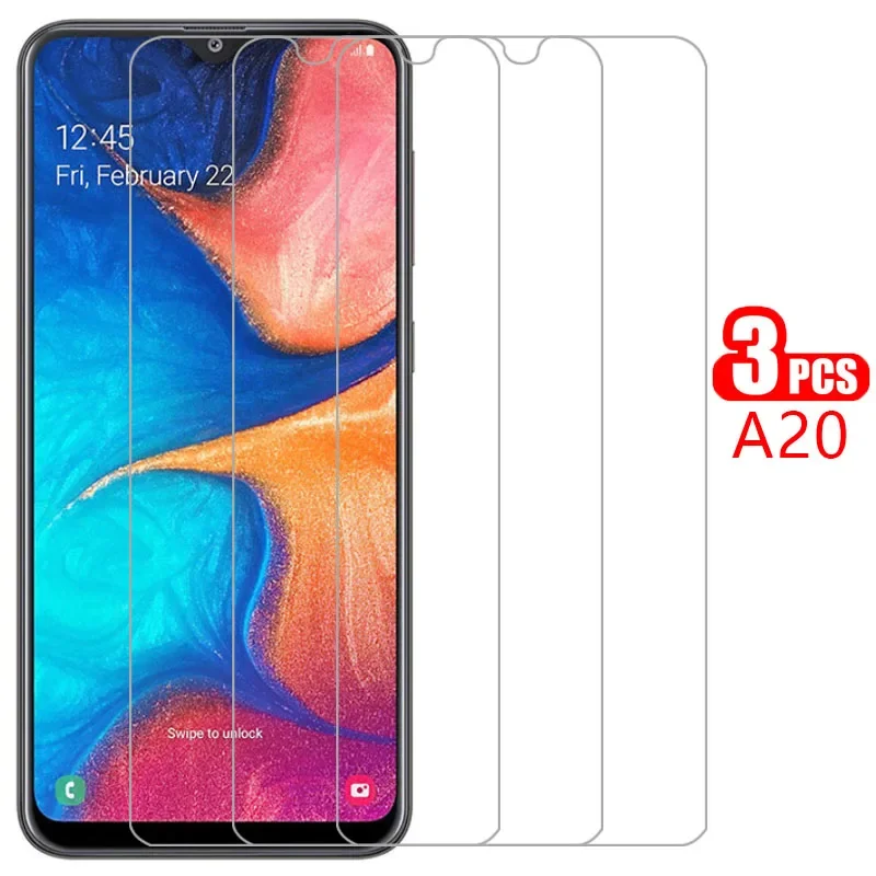 Protective Tempered Glass For Samsung A20 Screen Protector On Galaxy A 20 20A 6.4 Film Samsun Samsumg Sansung Galaxi Samsunga20