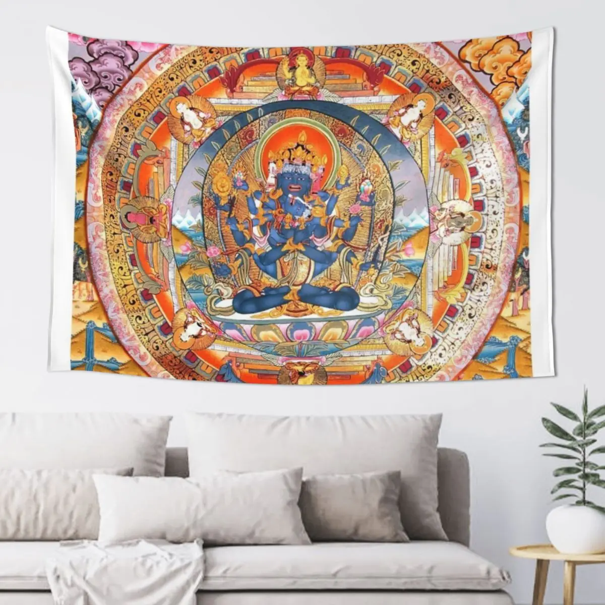 

Yab Yum Buddhist Mandala 61 Tapestry Wall Hanging Decor Korean Room Decor Bedroom Decoration Decor Home Tapestry