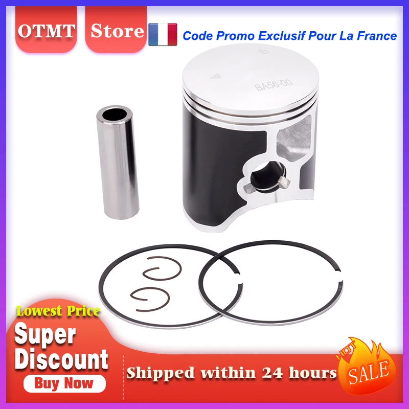 Kit de segments de Piston pour moto, taille 66.40mm, pour gaz EC EX MC 250 pour KTM 250 EXC SX SXS XC XC-W Freeride 250 R TE TC 250