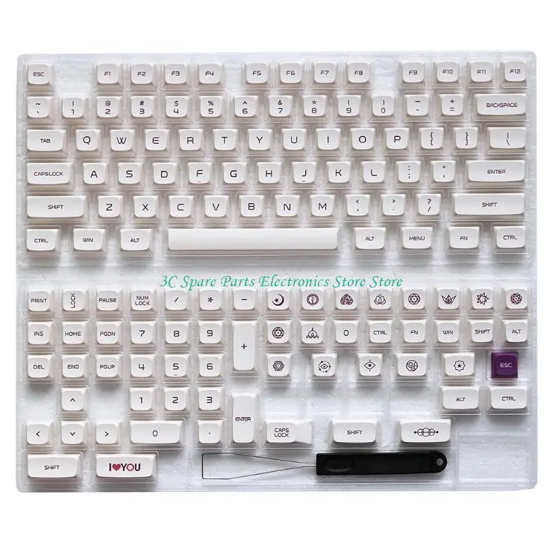 

12pc 137Keys PBT Keycap xda Profile Dye Сублимация клавиш для механической клавиатуры