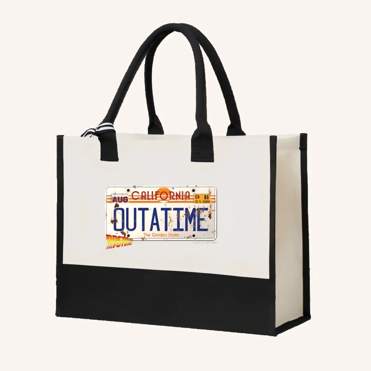 أغسطس CFORNIA CA 86 N 52654 OUTATIME 2026 وصول جديد موضة عملية واسعة قابلة لإعادة الاستخدام حمل حقيبة نمط طباعة 2 لهجة الثقيلة D #4