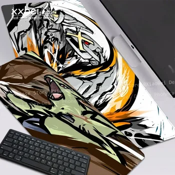 Pokemon Tyranitar Metagross LockEdge oyun Mouse Pad büyük ofis Dragonite bilgisayar masası masa kauçuk Mat DIY özel MousPad