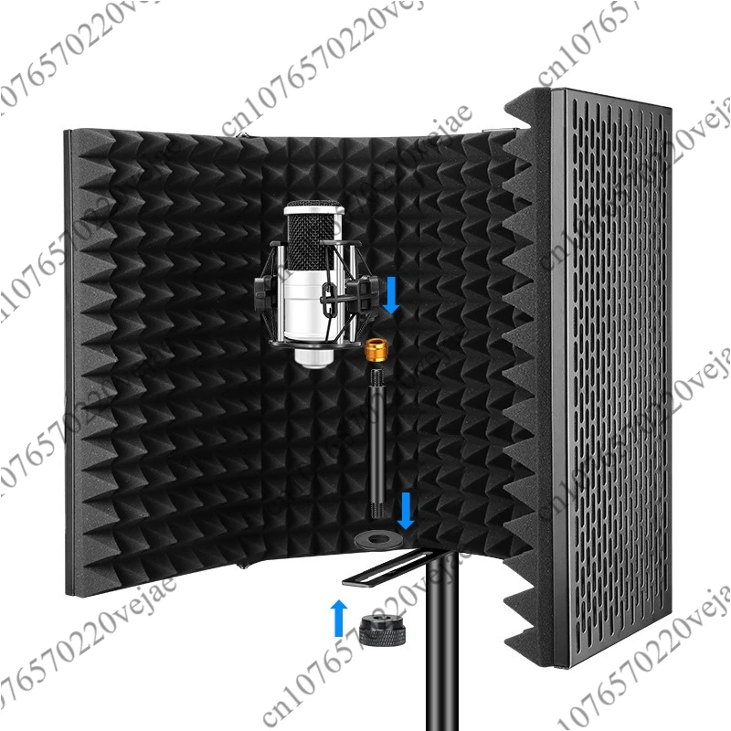 

Professional condenser microphone sound insulation screen Microphone sound insulation cover