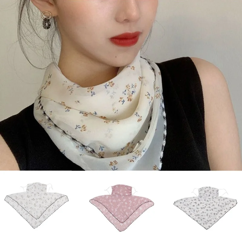 

Scarf For Women Sun UV Protection Hiking Neck Scarf Outdoor Triangular Scarf Sunscreen Veil Ice Silk Mask Face Cover