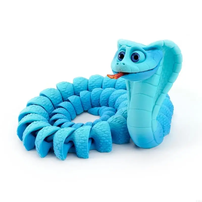   3D Printed Crazys Cobras,Flexible Joints Articulated Crazys Cobras Fidgety Toy Crazys Cobras Statue Ornament Home Decors