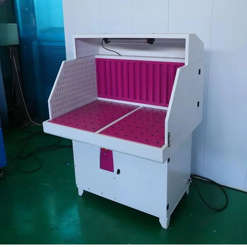 New Condition Horizontal Dry Grinding Table Woodworking Sanding Polishing for Stone Dust Collection Welding Downdraft Table
