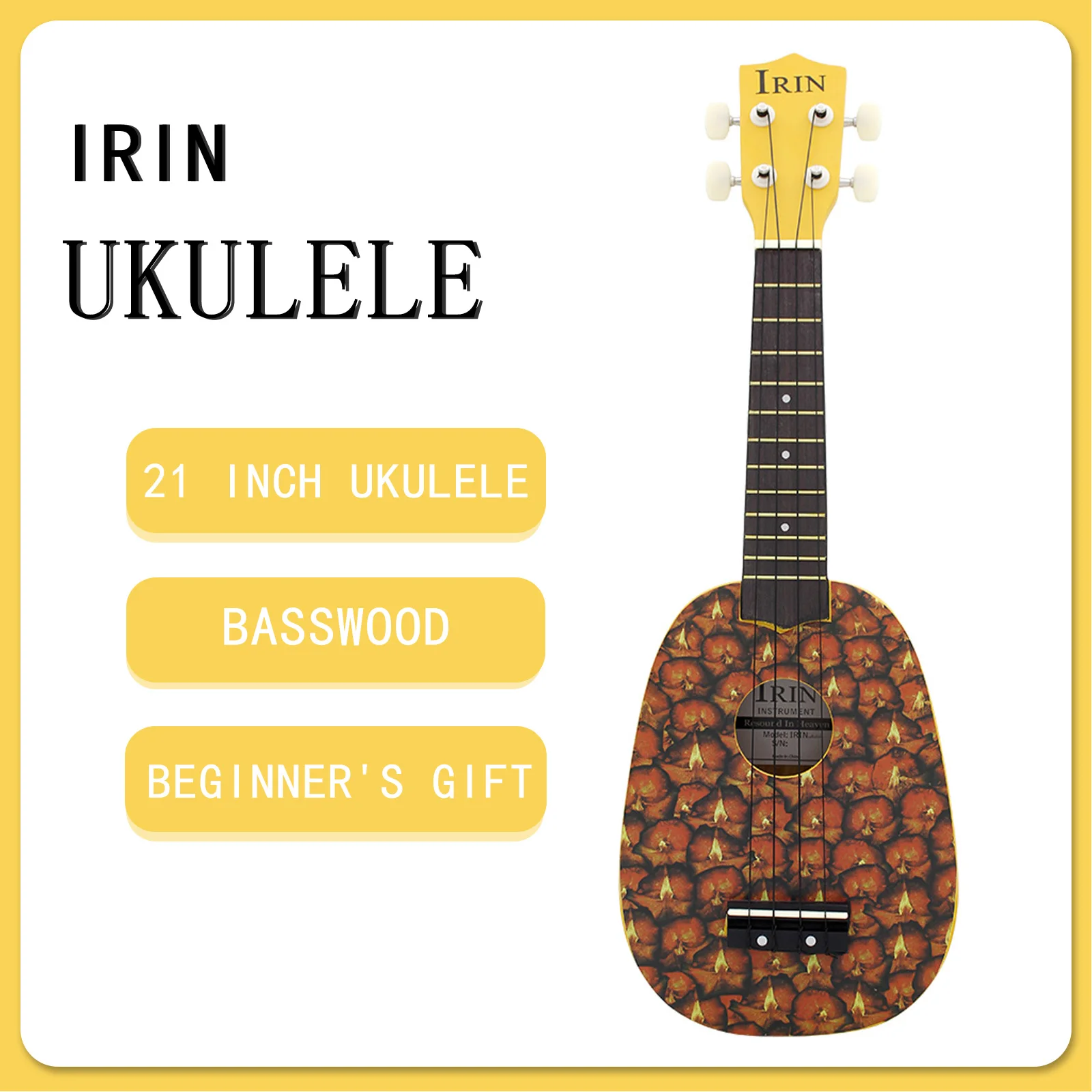 Irin 21 Inch Ukulel… - image