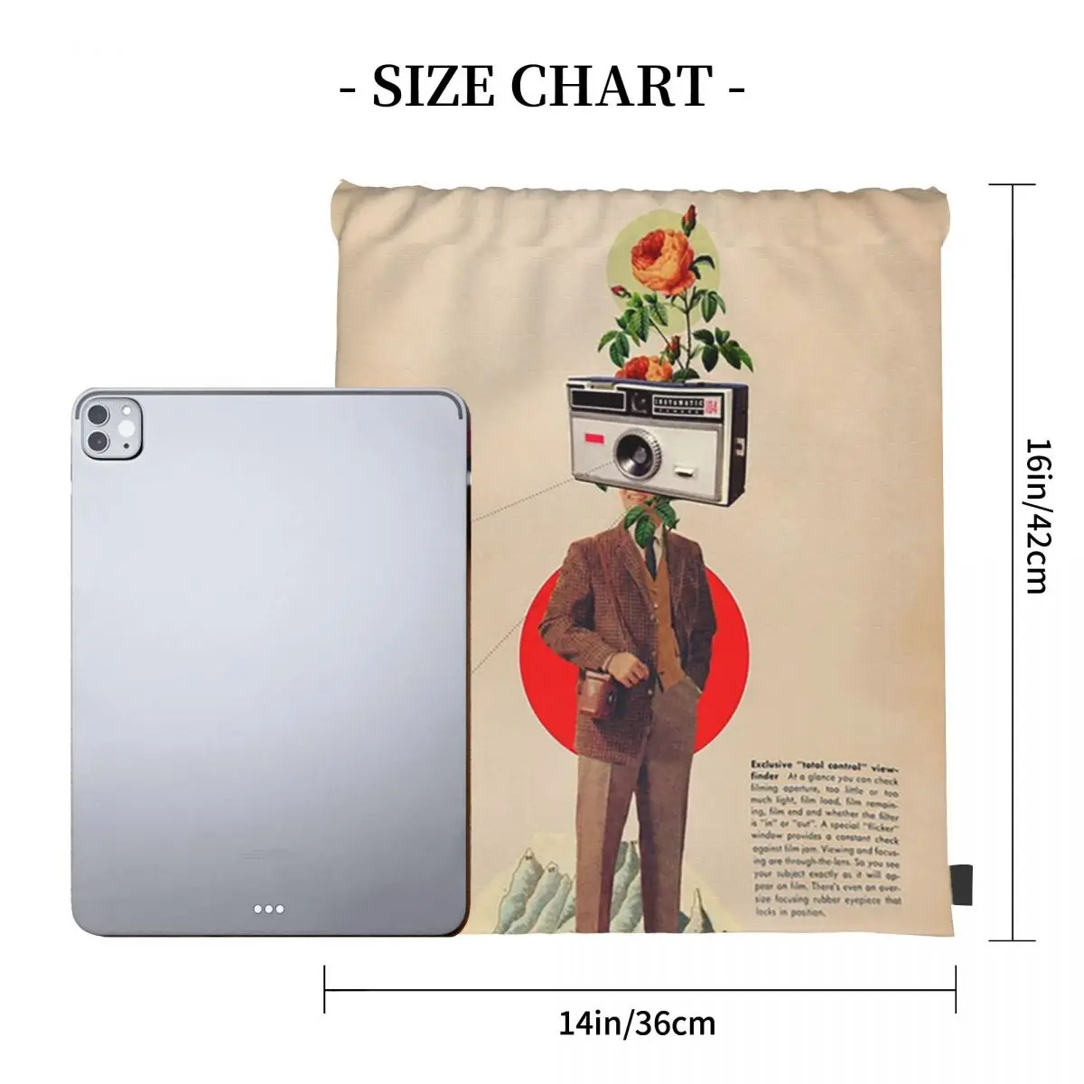 InstaMemory Backpacks Casual Portable Drawstring Bundle Pocket Storage Bag Book Bags For Travel Students