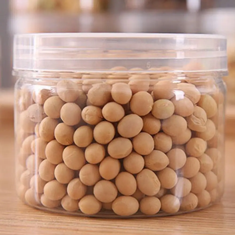 350ml Food Spices Container Plastic Round Miscellaneous Grain Tank Moisture-proof Transparent Candy Jewelry Jars Nuts