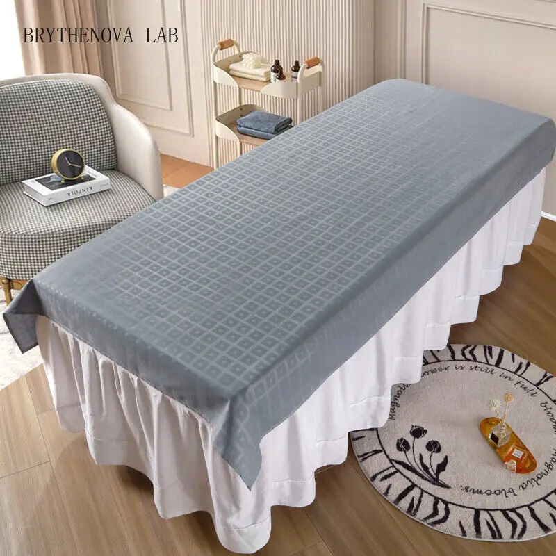 Beauty Massage Bed Cover Sheet SPA Massage Bed Table Cover W/ or W/o Hole Face Body Spa Salon Bedspread Home Decoration