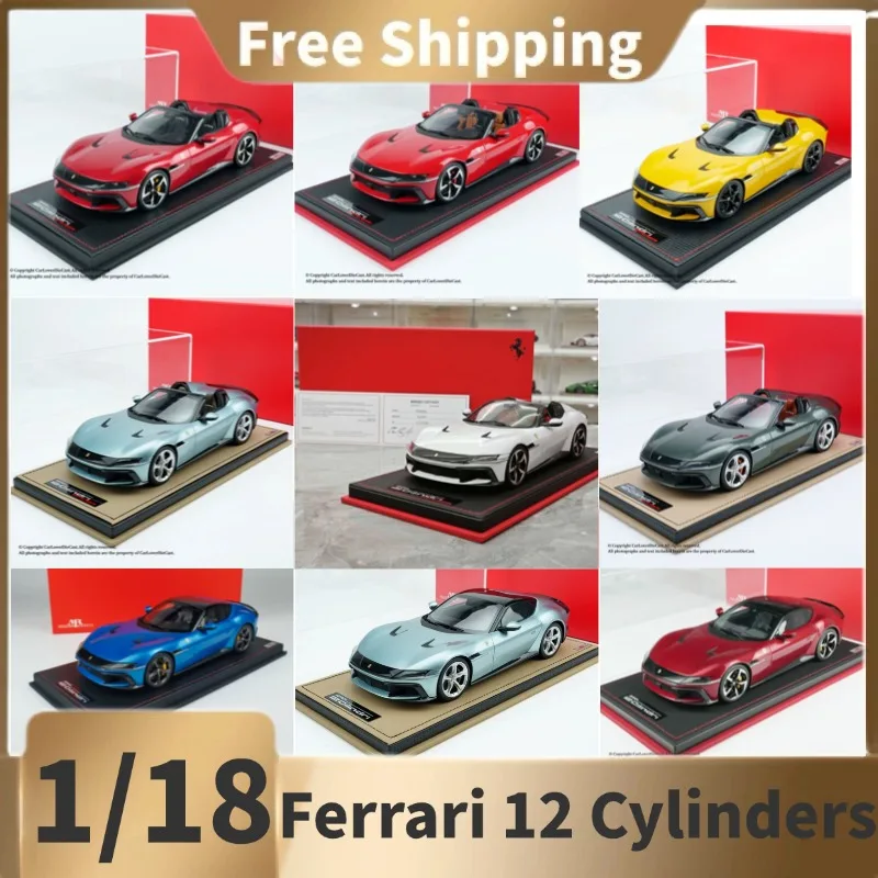（In Stock）MR  12 Cilindri Ferrari Convertible Limited Edition Car Model 1:18 - An ideal choice for collection and display